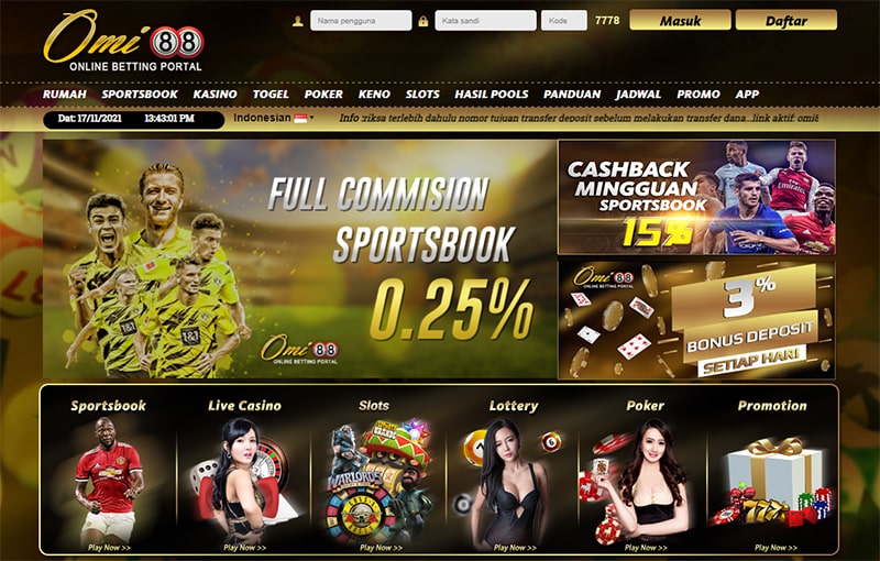 situs daftar judi agen omi88 casino bola mobile terpercaya